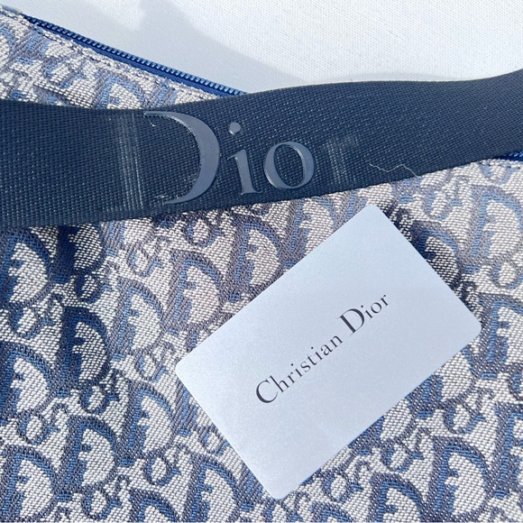 Vintage Christian Dior trotter blue crossbody shoulder bag - Picture 5 of 13